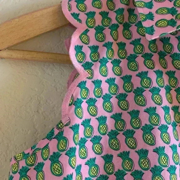 Talbot’s Sleeveless Pineapple Print Top - Picture 3 of 5